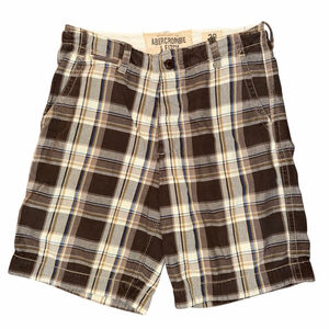 Vintage Abercrombie & Fitch Y2K Plaid Shorts Men’s 32 Brown